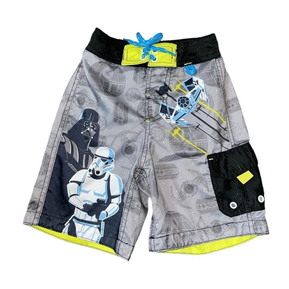 🔥 5 for $30 🔥 Disney Star Wars Boys Swim Trunks | 2T